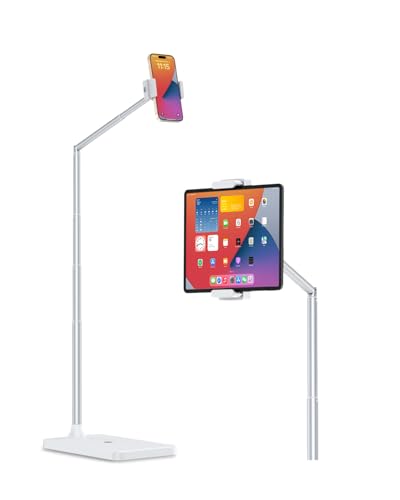 Viozon Tablet Floor Stand, Height & Angle Adjustable Tablet - Image 2