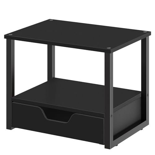 Desktop Printer Stand, 2-Tier Printer Table with Non-Woven Drawer - Image 2