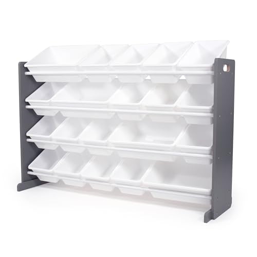 Humble Crew Kids Toy Organizer with 20 Bins, 4 Tier Storage - Image 2