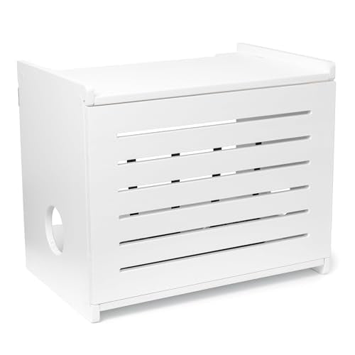 WiFi Router Storage Cabinet Router Box Hider WiFi Box Hider Shelf - Image 2
