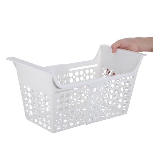 Totority Expandable Freezer Basket, Plastic Fridge Organizer - Image 6