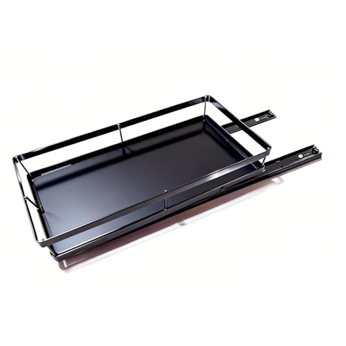 Pull Out Cabinet Organizer, 1-Tier Metal Slide Out Basket - Image 3