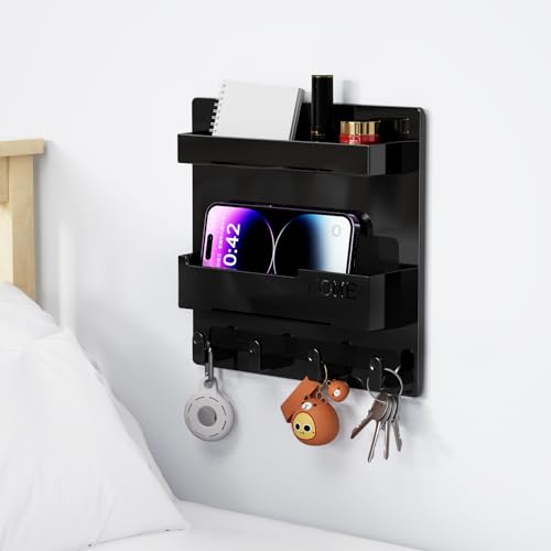 Bedside Wall Organizer, Wall Mount Self Stick On - Image 3