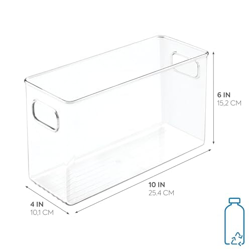 iDesign Slim Storage Bin, Tall Narrow - Image 3