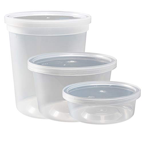 DuraHome Food Storage Containers with Lids 8oz, 16oz - Image 3
