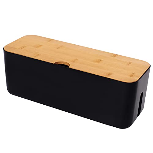 Changsuo Cable Management Box Small White Cable Organizer - Image 2