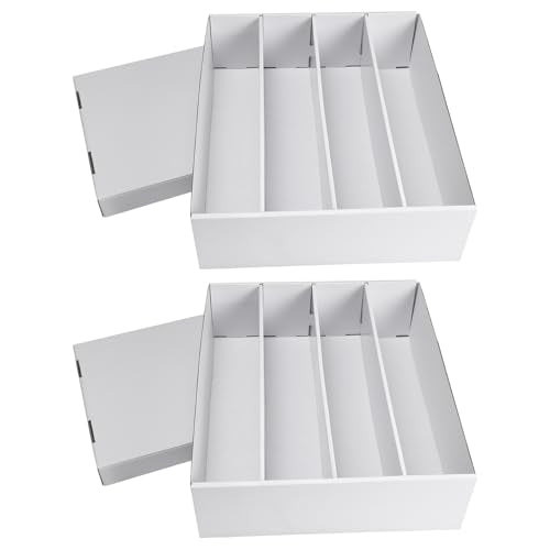 RLAVBL 2-Pack 3600 Count Trading Card Storage Box | Home Organization - Image 2