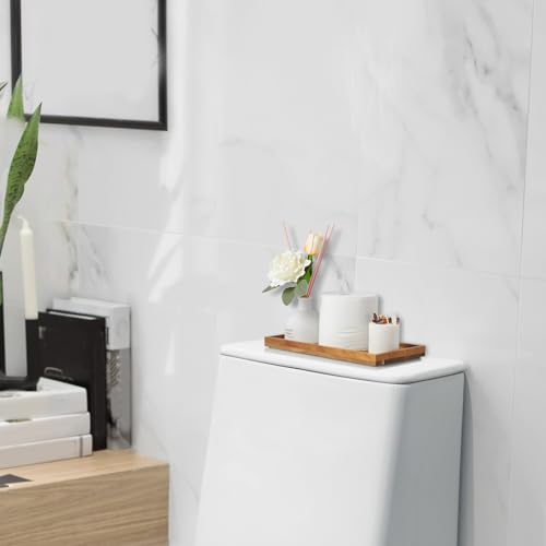 ALELION 11.7" Bathroom Vanity Tray for Counter - Acacia Wood - Image 3