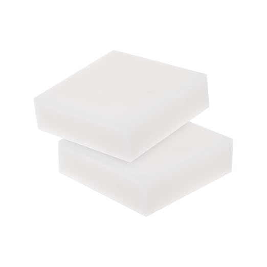 HARFINGTON 2pcs Anti Vibration Pads 2" x 2" x 1.1" Silicone Rubber Vibration Isolation Pads Damping Furniture Pads Mat Block for Washing Machine Dryer Air Conditioner Compressor Treadmill