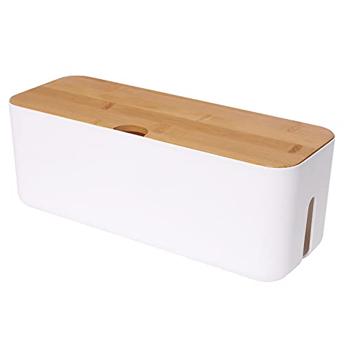 Changsuo Cable Management Box Small White, Extension Cord - Image 2