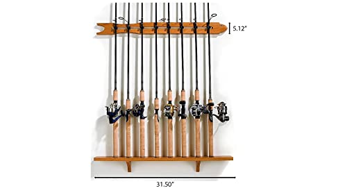 Modular Wall Rack for Fishing Rod Storage, Holds up to 8 - Image 4