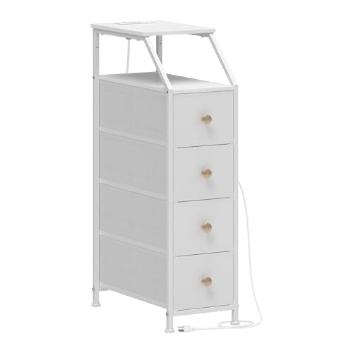 Tohomeor Narrow Dresser Tall Skinny Storage Tower Vertical Slim - Image 2