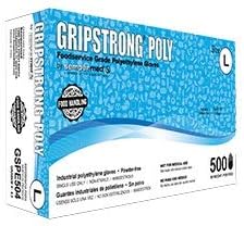 Sempermed GripStrong Poly Foodservice Grade Polyethylene Gloves, Large (500/Box)