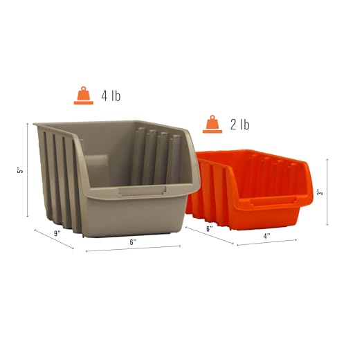 TRINITY 7-Tier Dual-Sided Rolling Storage Bin Rack & | All Products - Image 6