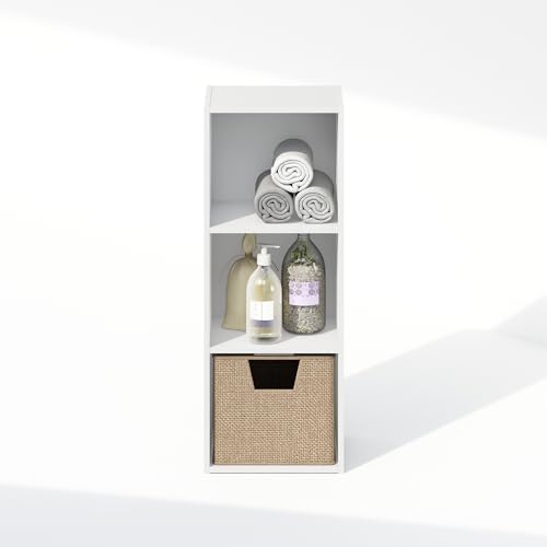 Furinno Reed Closet Organizers and Storage, 3-Tier Closet - Image 6