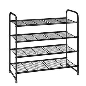 Simple Trending 4-Tier Stackable Shoe Rack, Expandable & - Image 1