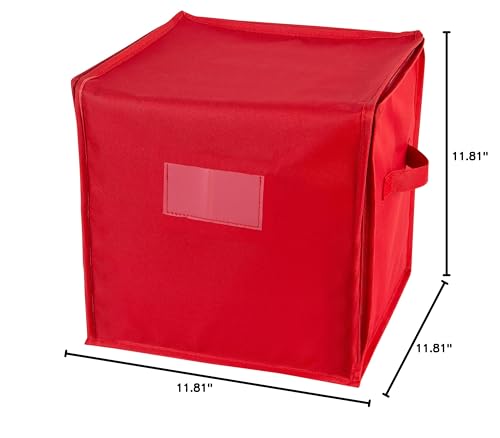 Simplify 64 Count Stackable Ornament Storage Tote | Home Organization - Image 4