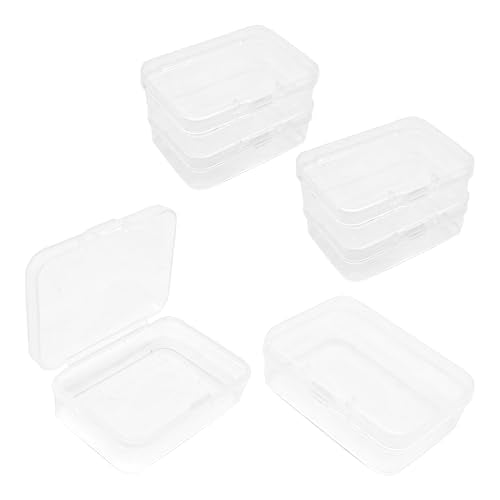 pson 6Pcs 2.56 x 1.77 x 0.79 Inch Small Clear Plastic Beads - Image 2