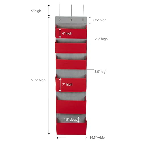Household Essentials 2169-1 Over-the- Over-the-Door Organizer - Image 4