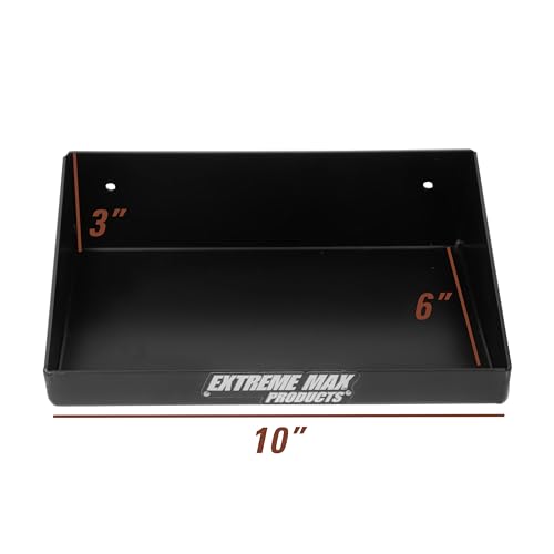 Extreme Max 5001.6635 Wall-Mount Aluminum Mini Work Tray - Image 4