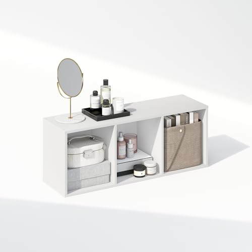 Furinno Reed Closet Organizers and Storage, 3-Tier Closet - Image 7