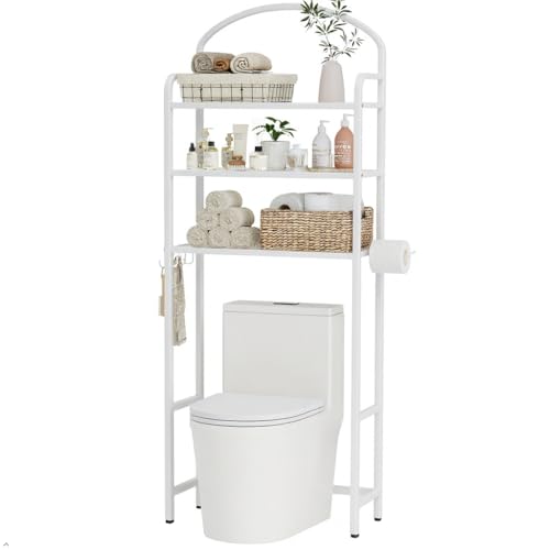 3 Tier Over The Toilet Storage Rack, Bathroom Organizer - Image 2