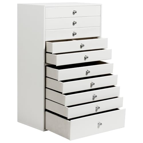 GUKA Large Jewelry Box, Jewelry Case with 10 Drawers - Image 2