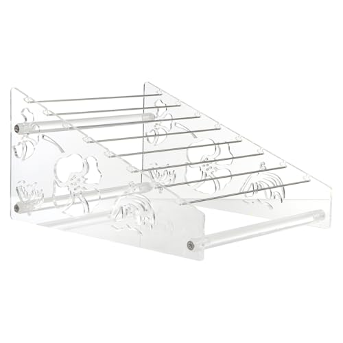 Acrylic Jewelry Display Organizer Rack with 8 Removable Rods - Image 2