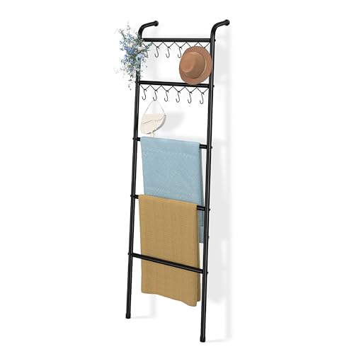 Simple Trending Blanket Ladder, 5 Tier Metal Towel Rack - Image 2