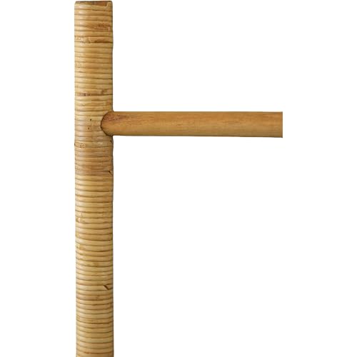 4-Tier Rattan Blanket Ladder Shelves, 3.9Ft (47Inches) - Image 5