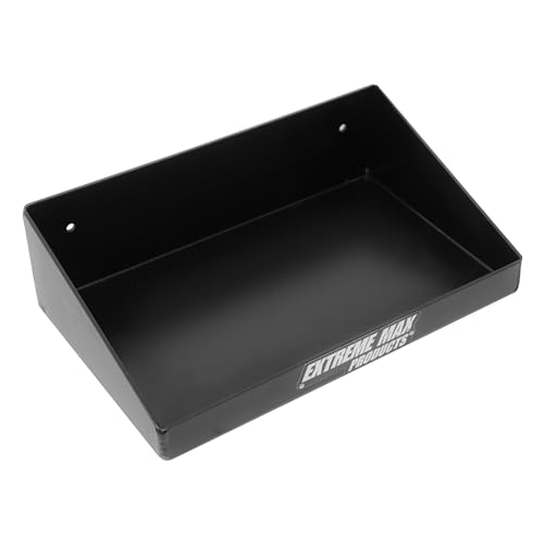 Extreme Max 5001.6635 Wall-Mount Aluminum Mini Work Tray - Image 3
