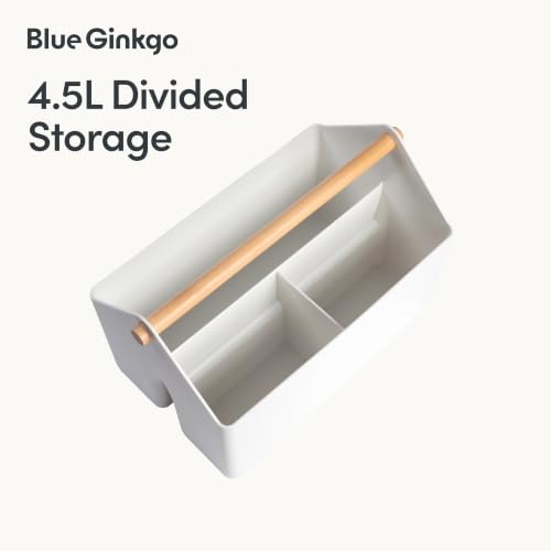 BLUE GINKGO Storage Basket, Medium 4.5L, White, Made in Korea - Image 5