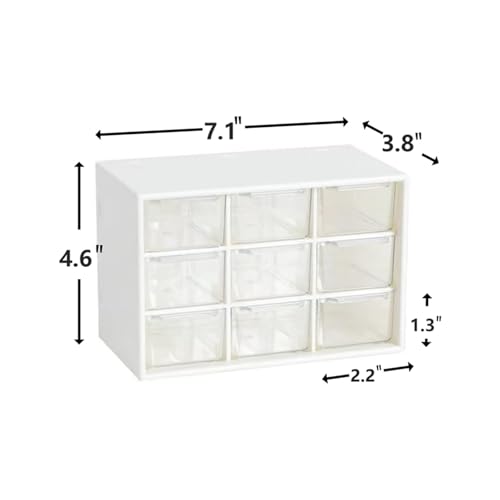Small Drawer Organizer for Desk, 7.1" x 3. 8" x 4.6" Mini Desktop - Image 5