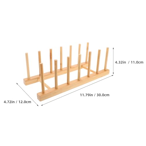 NUOBESTY Wooden Thread Holder Sewing Spool Storage Rack - Image 3