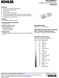 KOHLER 5846-5U-95 Brookfield Under-Mount Double-Equal Bowl Kitchen Sink with 5 Oversized Faucet Holes, Ice Grey