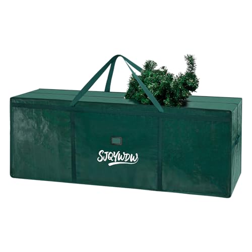 Small Christmas Tree Storage Bag 4ft for Short Trees - Green - Image 2