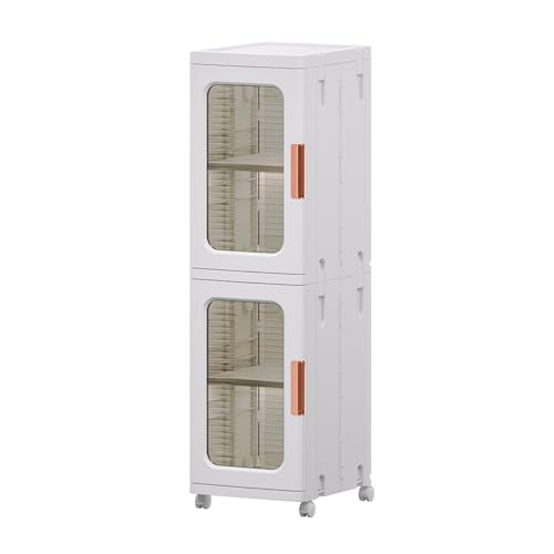 CXCJAI Narrow Cabinet With Doors and Shelves - Tall Skinny - Image 2