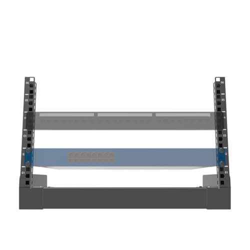6U Desktop Network Rack 19 inches Small Open Frame Rack 2 Post - Image 3