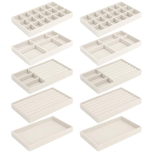 10 Pack Jewelry Organizer Tray Drawer Inserts Stacka | Jewelry Organiz - Image 2
