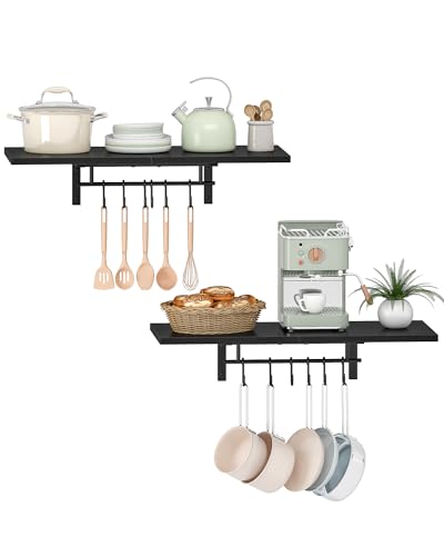 CHOEZON Wall-Mounted Pot Racks, Set of 2 Hanging Pot | All Products - Image 2