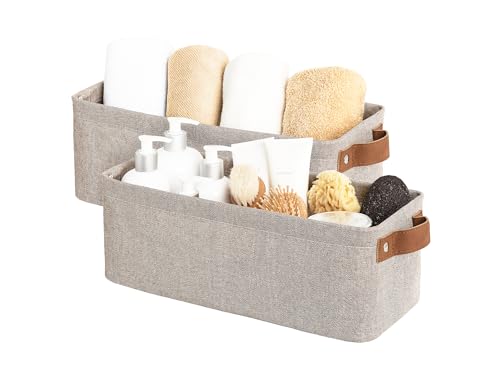 StorageWorks Narrow Storage Bins, Long Baskets, Brow | All Products - Image 2