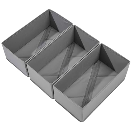 Bructhun Sock Drawer Organizer 3 Pack - Image 2