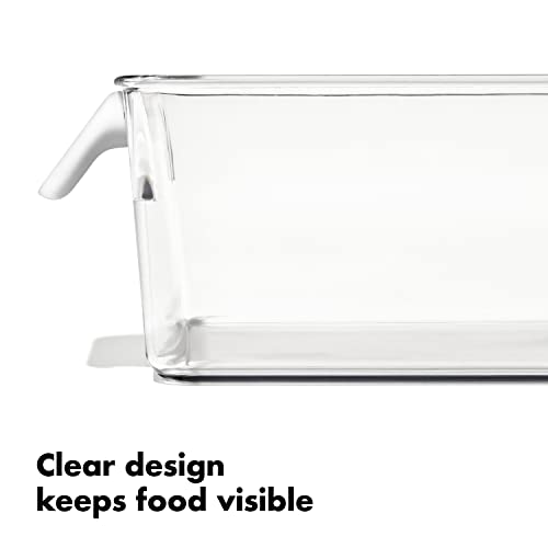OXO Refrigerator Adjustable Storage Bin, Clear - Image 5