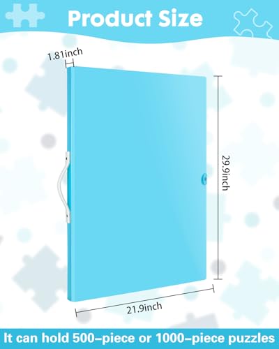 Puzzle Storage Folder for 1000-Pieces, 20 HD Film Pockets - Image 3