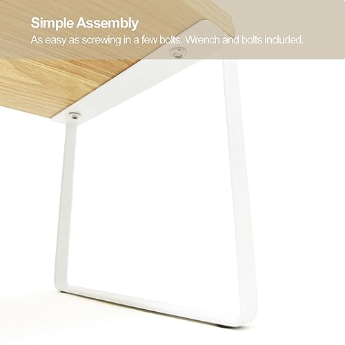 Mitus Stacking Wood Shelf Organizer, Counter Cabinet Storage Rack - Image 8