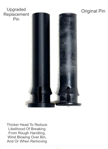2X Stronger Wheelie Trash Can Bin Lid Hinge Pins | Home Organization - Image 4