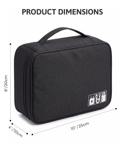 OrgaWise Electronics Travel Organizer, Two-Layer Tech Case - Image 3