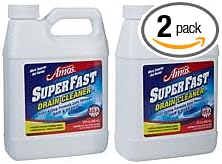 2 Pack Professor Amos Superfast Drain Cleaner Clears Clogs in Minutes Dissolves Hair, Grease & Grime Superfast!