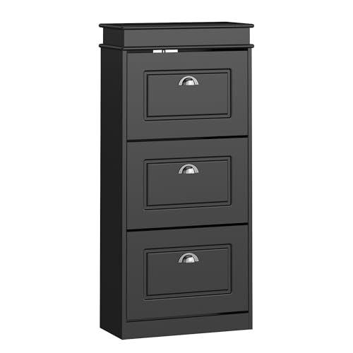 Panana Narrow Shoe Storage Cabinet, Freestanding Shoe Rack - Image 2