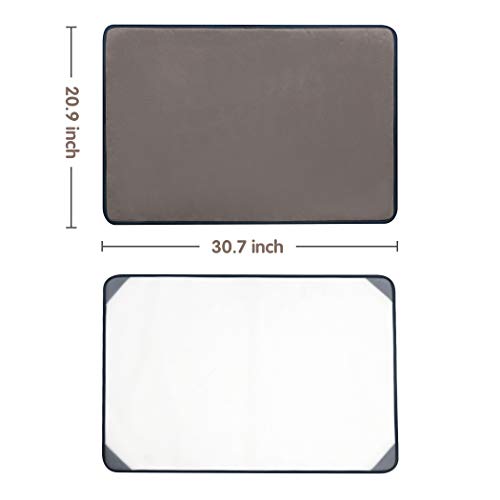 Tektalk Jigsaw Puzzle Board Portable Puzzle Mat, Gray - Image 3